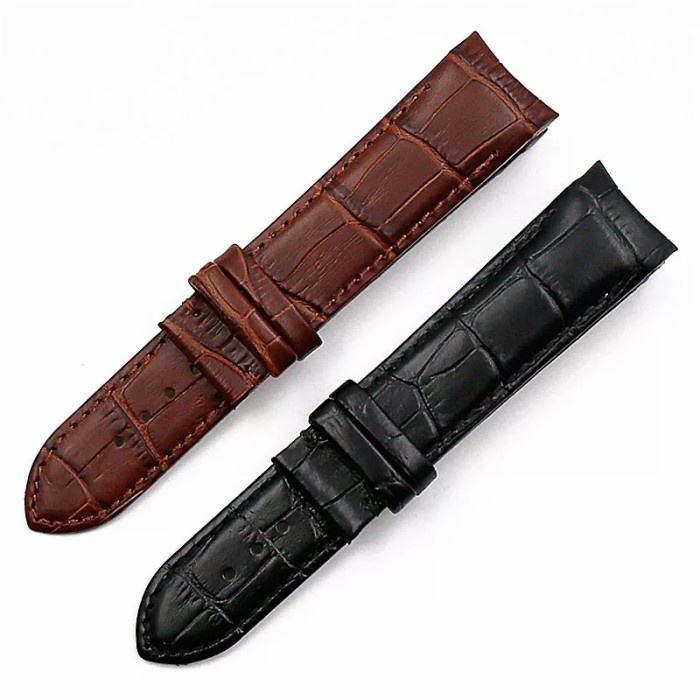 Tali Jam Tangan Tissot 1853 Kulit Leather Strap 22 Mm Tali Jam Tissot