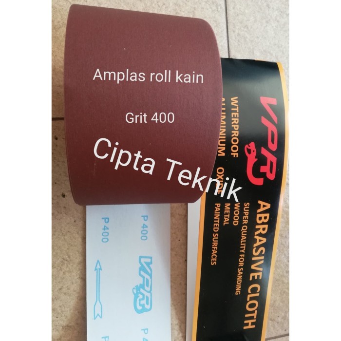 Jual COD Amplas Roll Vpr Grit 400 Berkualitas | Shopee Indonesia