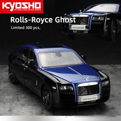 Jual ✓Termurah Kyosho Rolls Royce Ghost Black Blue Limited Jual ✓Termurah Kyosho Rolls Royce Ghost Black Blue Limited