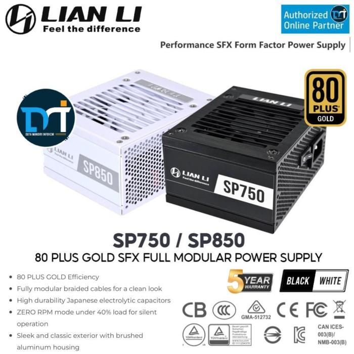 Jual Lian Li SP750 SP850 SFX - 750W I 850W 80+ Plus Gold Full Modular ...