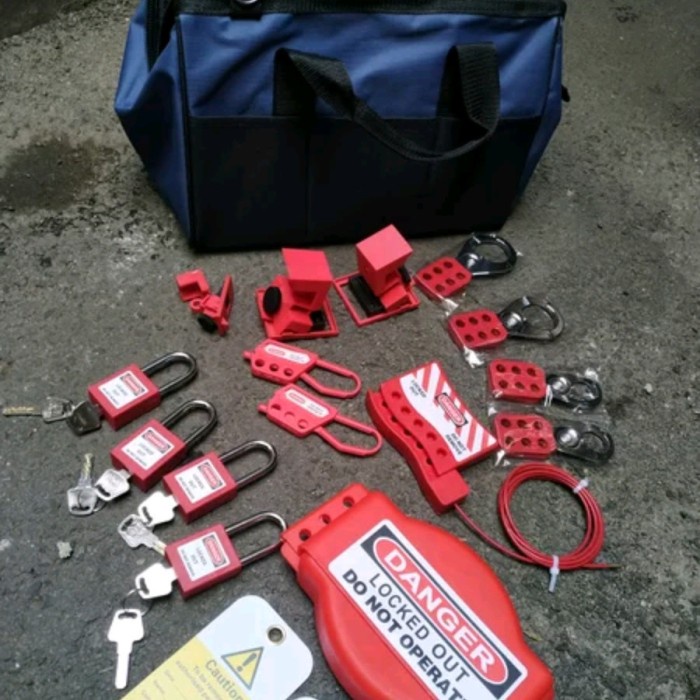 Jual Termurah Personal Breaker Lockout Tagout Electrical Safety Toolbox