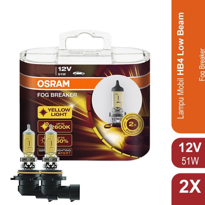 Jual OSRAM FOG BREAKER (FBR ORIGINAL) 2600K HB3 | Shopee Indonesia