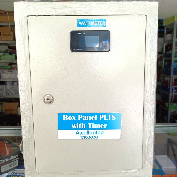 Jual box panel PLTS OFF Grid with timer programable 2000W inverter ...