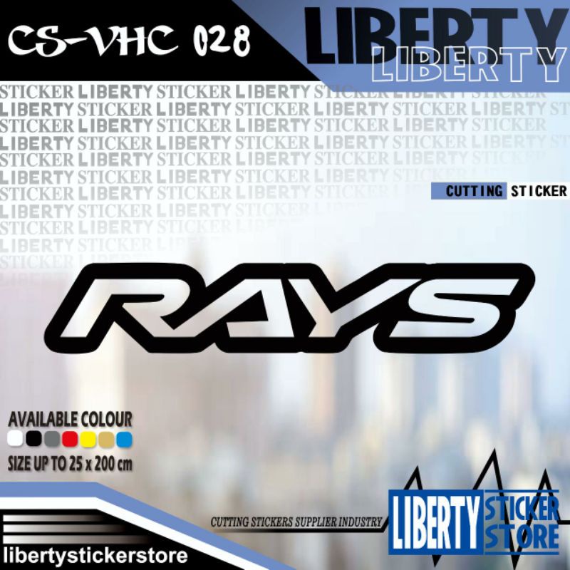 Jual Cutting Sticker Rays | Cutting Stiker Rays | Cutting Sticker JDM ...