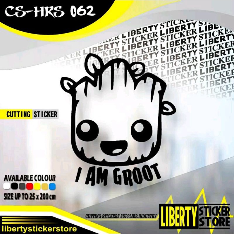 Jual Cutting Sticker Marvel Baby Groot | Cutting Stiker Marvel Baby ...