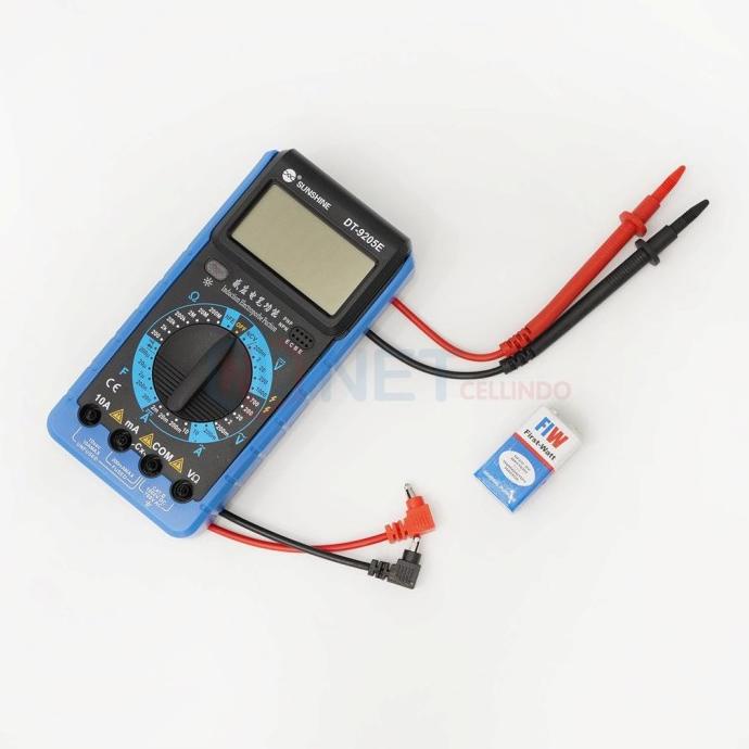 Jual MVZ -286 TOOLS MULTI TESTER / MULTITESTER DIGITAL SUNSHINE DT9205E ...
