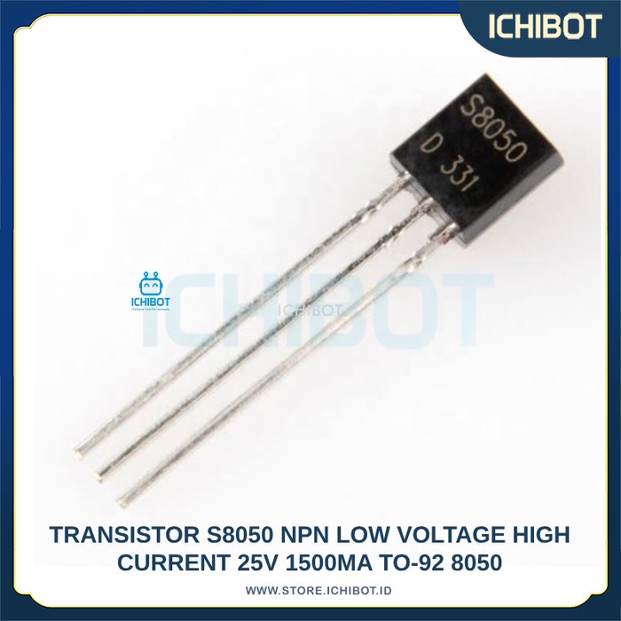 Jual Transistor S8050 NPN Low Voltage High Current 40v 1500mA TO-92 ...