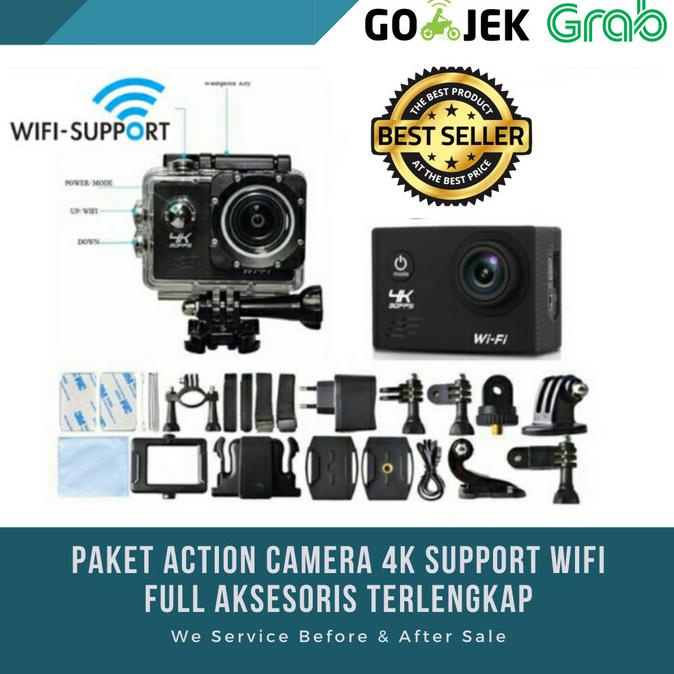 Jual Ready Action Camera 4K Support Wifi Akses Lengkap Pesaing Yi Cam ...