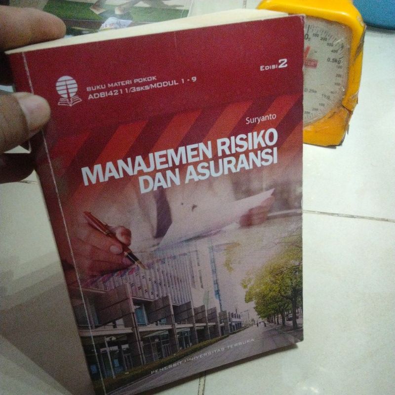 Jual MANAJEMEN RISIKO DAN ASURANSI ADBI4211/3SKS/MODUL1-9 EDISI 2 ...