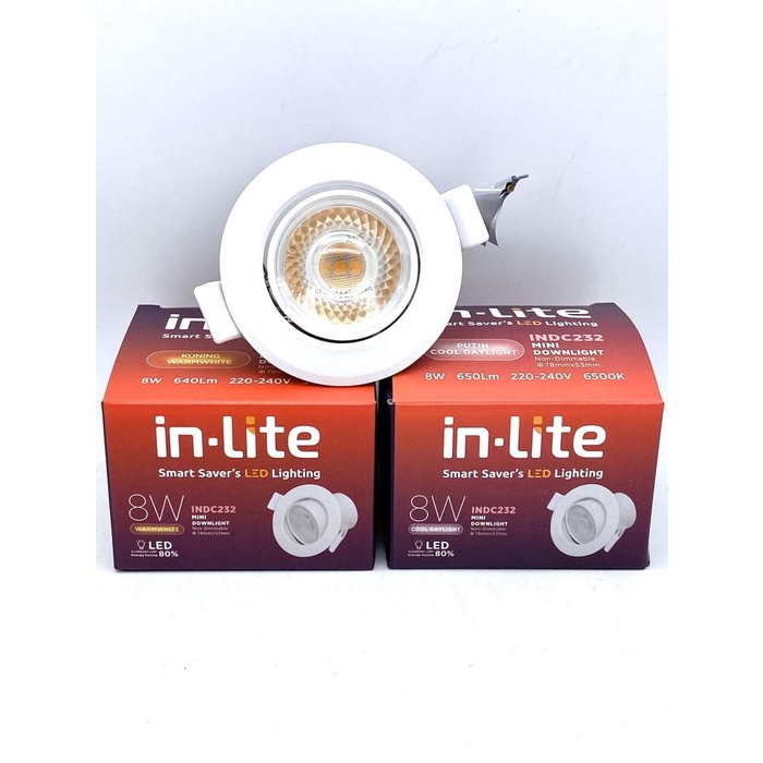 Jual Lampu Spotlight Inlite Indc232 8W | Shopee Indonesia