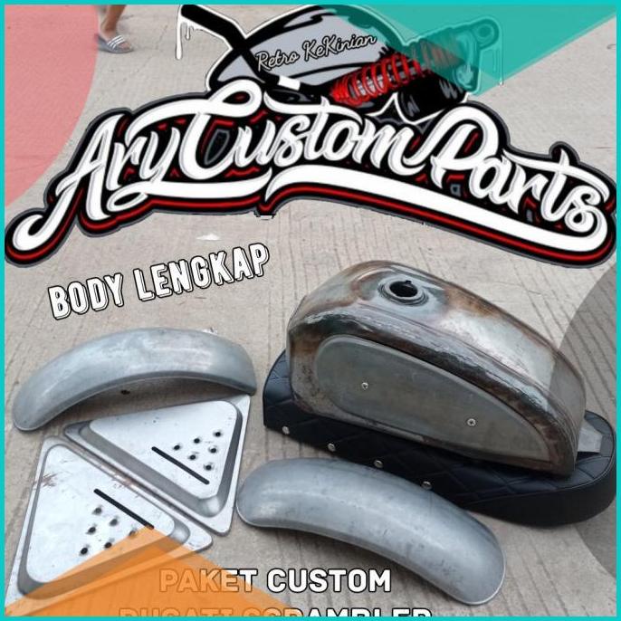 Jual paket tangki custom japstyle scrambler bober cafe racer dll ...