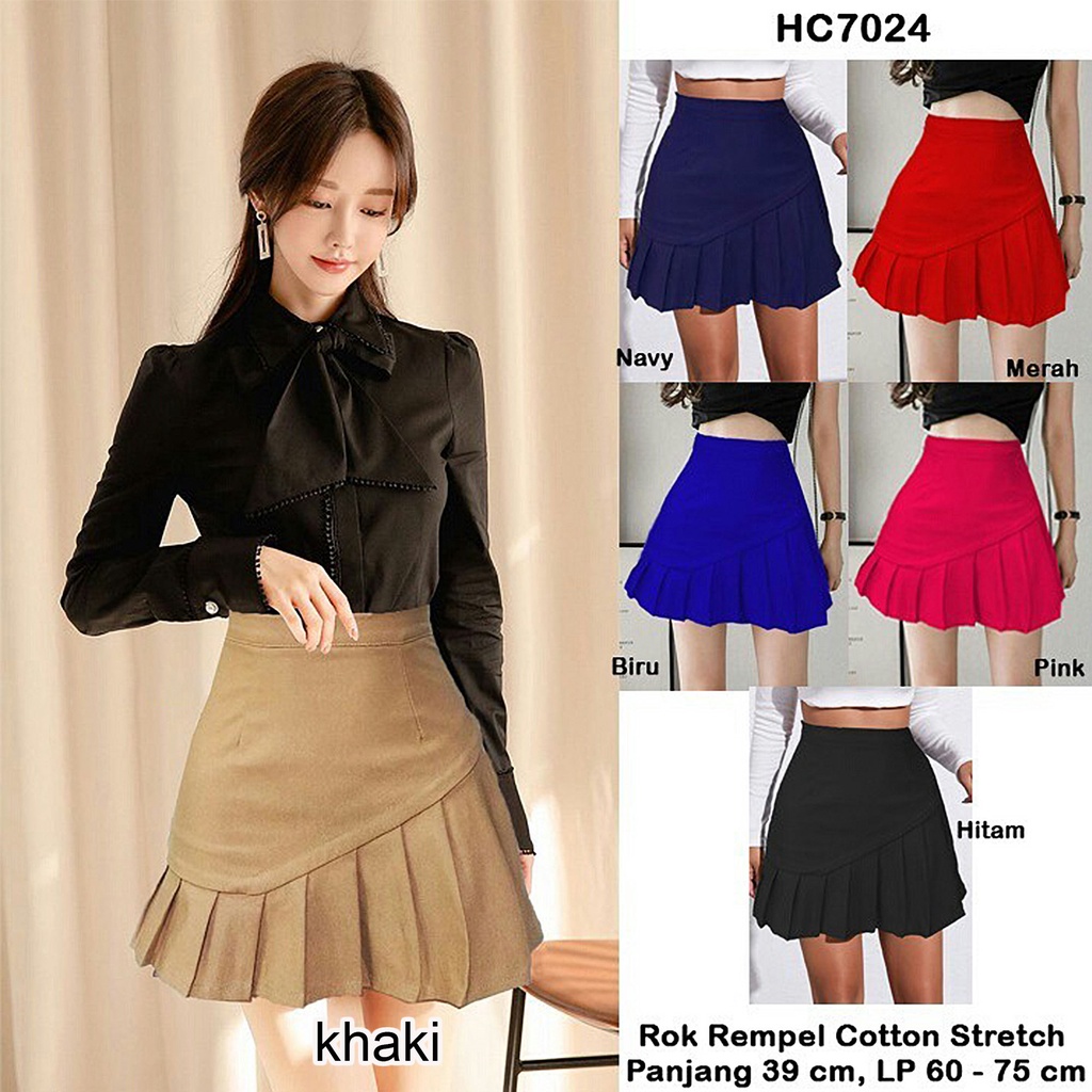 Jual 7024 Rok Mini Korea - Rok Span Pendek Sexy untuk Pesta - Warna ...