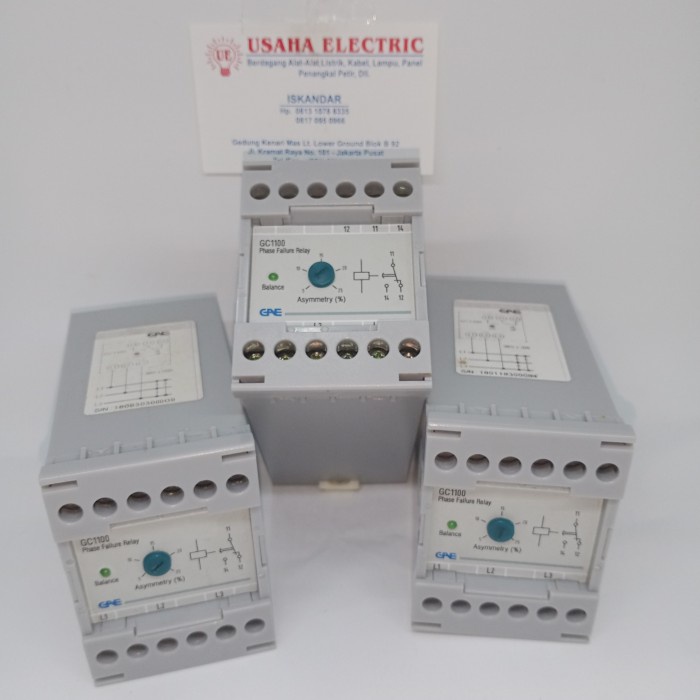 Jual Phase Failure Relay Gae Gc1100 Terlaris!!! Shopee Indonesia