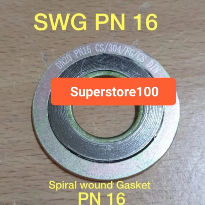 Jual 1" SPIRAL WOUND GASKET SWG PN16 1 INCH DN25 ls01 Shopee Indonesia