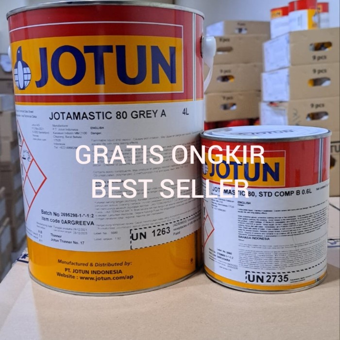 Jual Jotun Jotamastic 80 Grey Cat Epoxy Siap Kirim Shopee Indonesia 4507