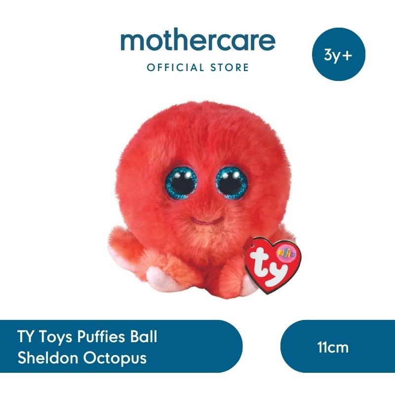 Jual TY Toys Puffies Ball Sheldon Octopus - Boneka Gurita | Shopee ...