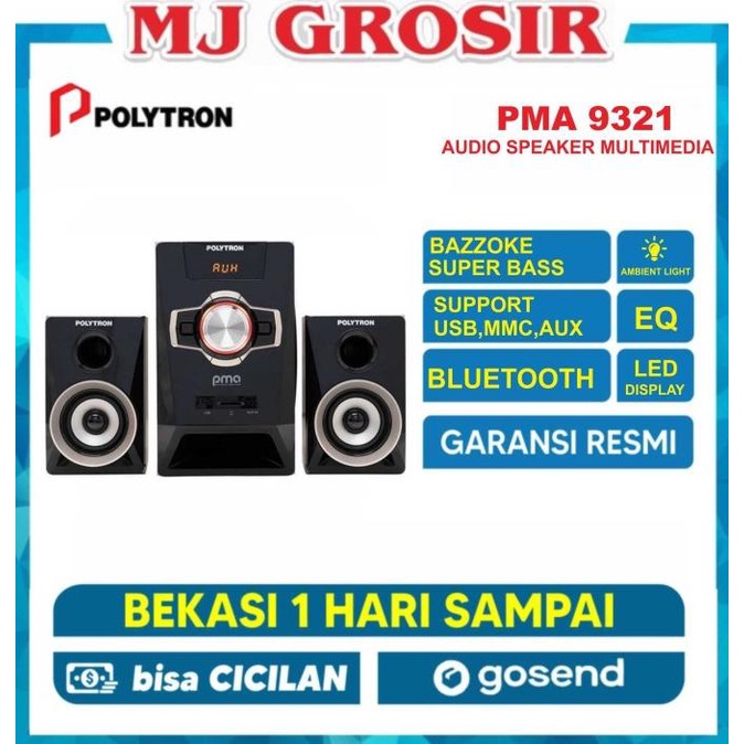 Jual Polytron Speaker Audio Pma 9311 Pma9311 Super Bass Usb Bluetooth