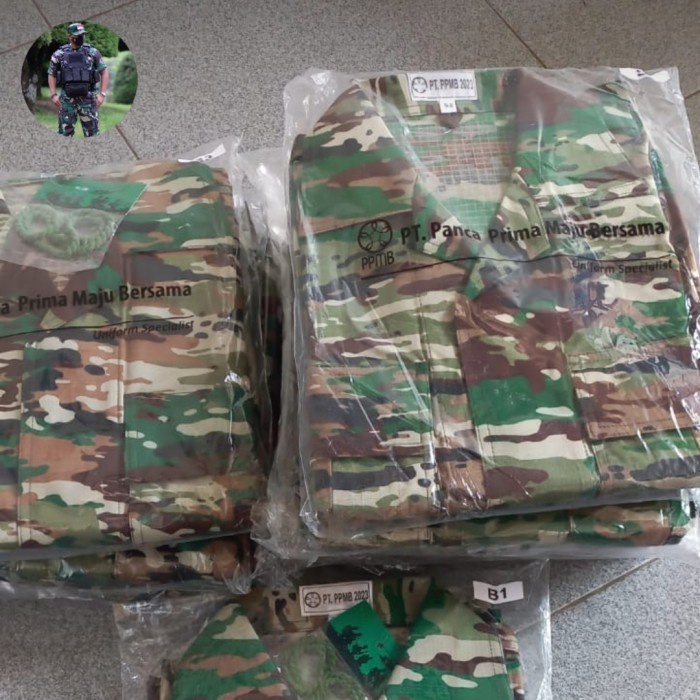 Jual Baju Seragam Pdl Loreng Matra Darat Pdl Loreng Tni Jatah Ori