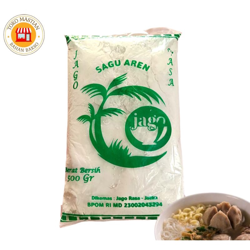 Jual Tepung sagu aren cap jago 500gram | Shopee Indonesia