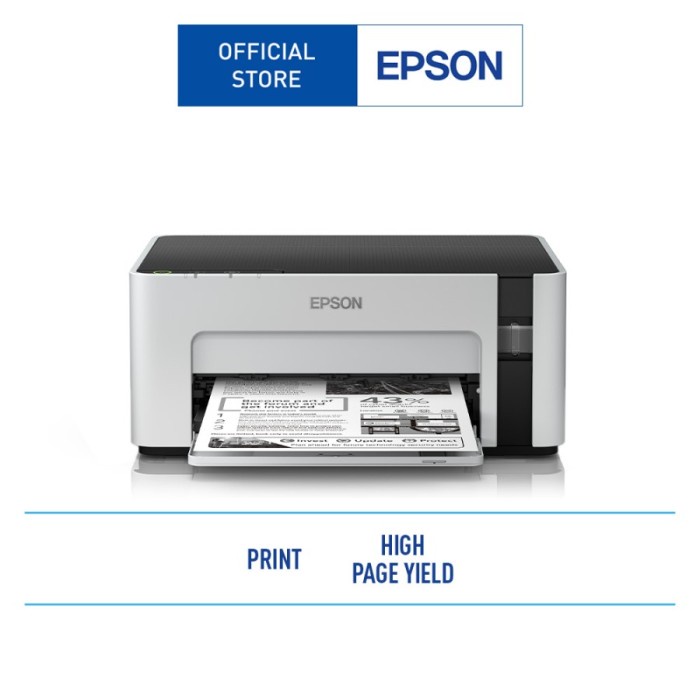 Jual Printer Epson M1100 Printer Pengganti M100 Hitam Putih Only Print Shopee Indonesia 4794