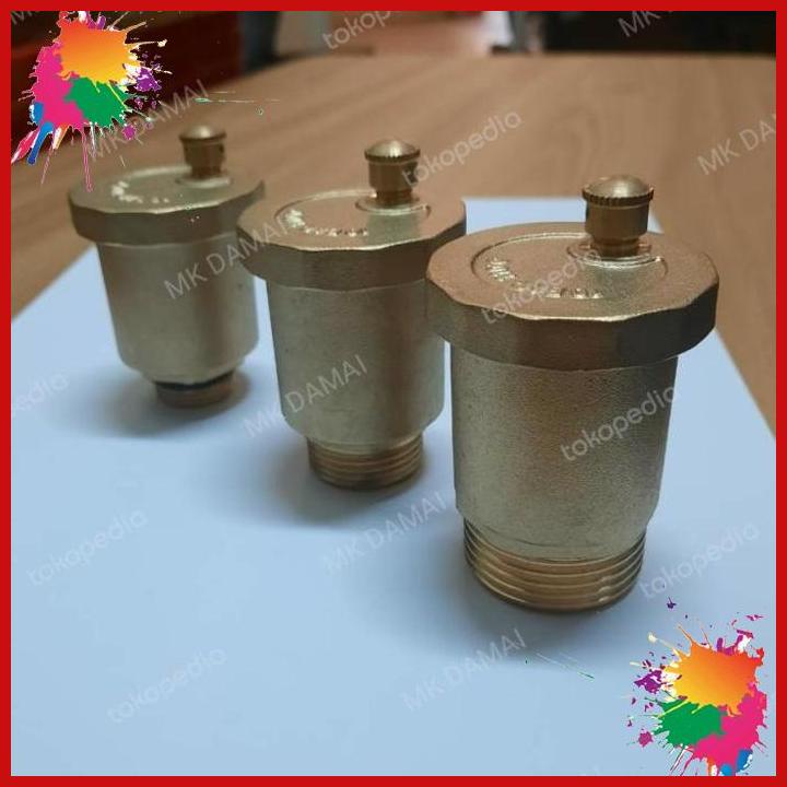 Jual Automatic Air Vent Valve Brass Drat Inch Air Vent Valve Kuningan Mkd Shopee Indonesia