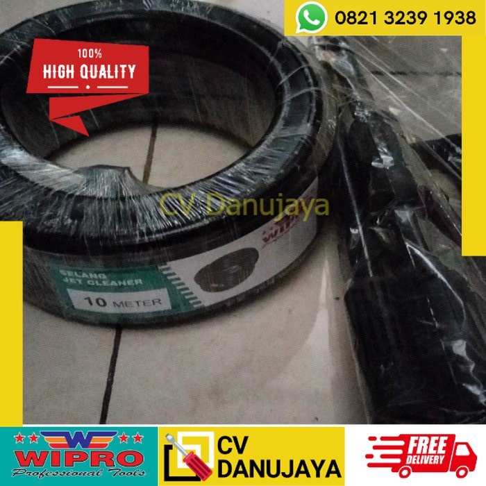 Jual Selang Jet Cleaner 10 Meter Wipro Plus Gun Jet cleaner JCG 01