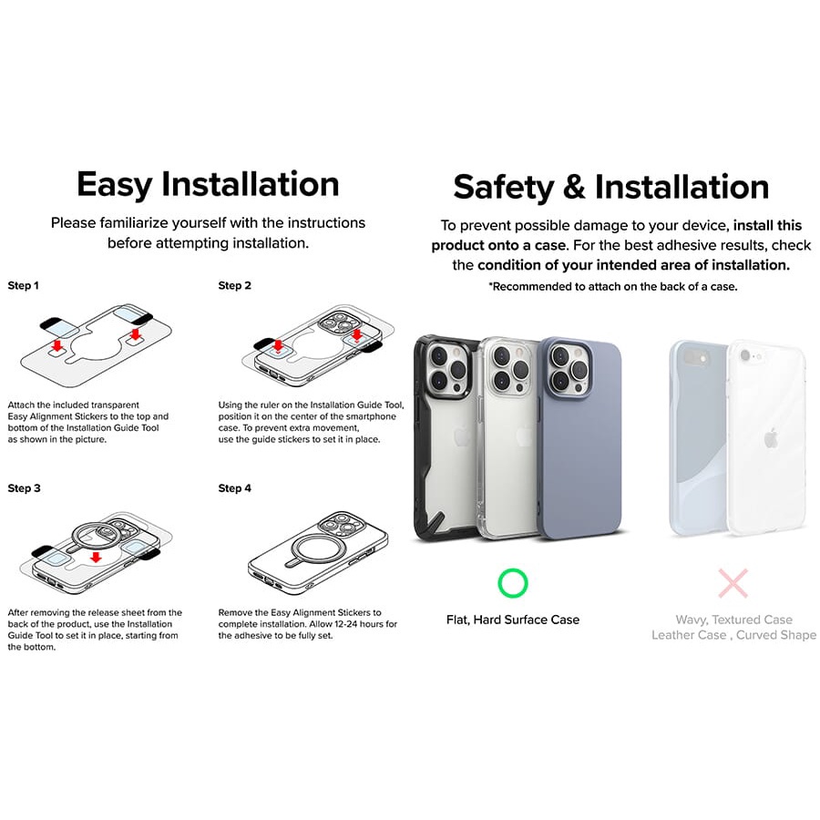 Jual Ringke Universal Magnetic Plate Magsafe FREE Installation Tools ...