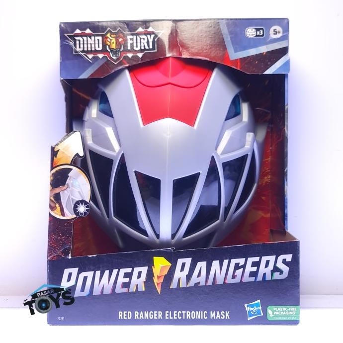 Jual Power Rangers Dino Fury Red Ranger Electronic Mask | Shopee Indonesia