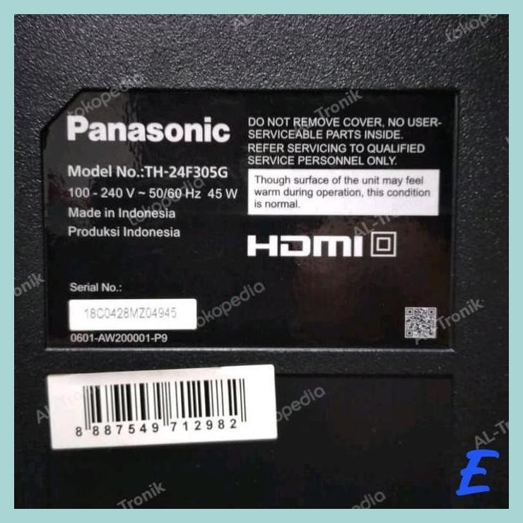 Jual PANEL LAYAR TV LED PANASONIC 24