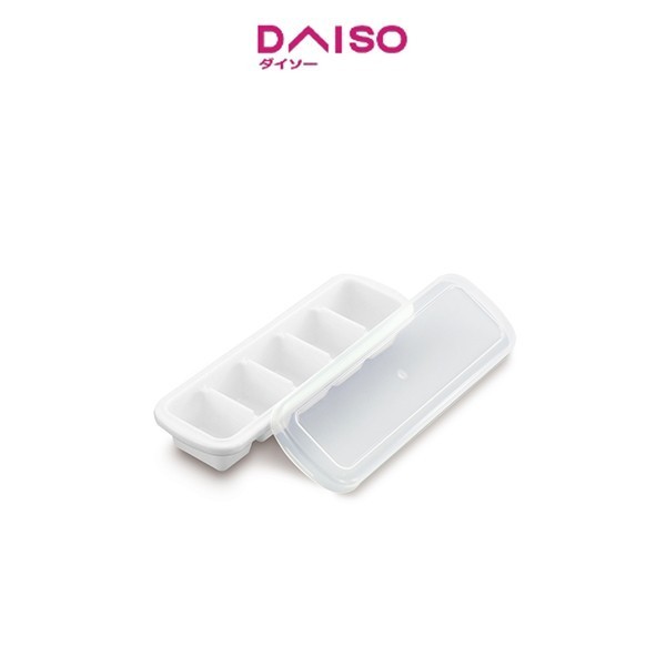 Jual Daiso Ice Cube Tray With Lid Large Sized Ice Cubes Shopee Indonesia