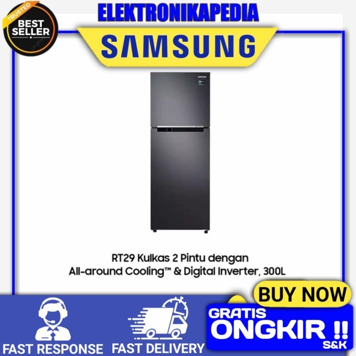 Jual [Baru] Samsung Kulkas 2 Pintu [300 L] - Rt29K503Jb1/Se Diskon