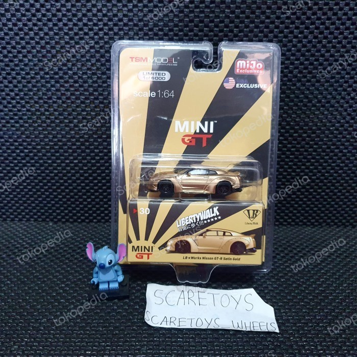 Jual [Original] Mini Gt Minigt Lb Works Nissan Gt R Gtr Satin Gold Lbwk ...