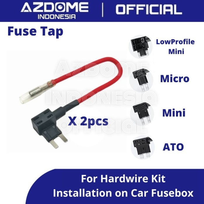 Jual hm02 Fusetap untuk Hardwire Kit Dashcam / Fuse Tap Dash Cam Mobil