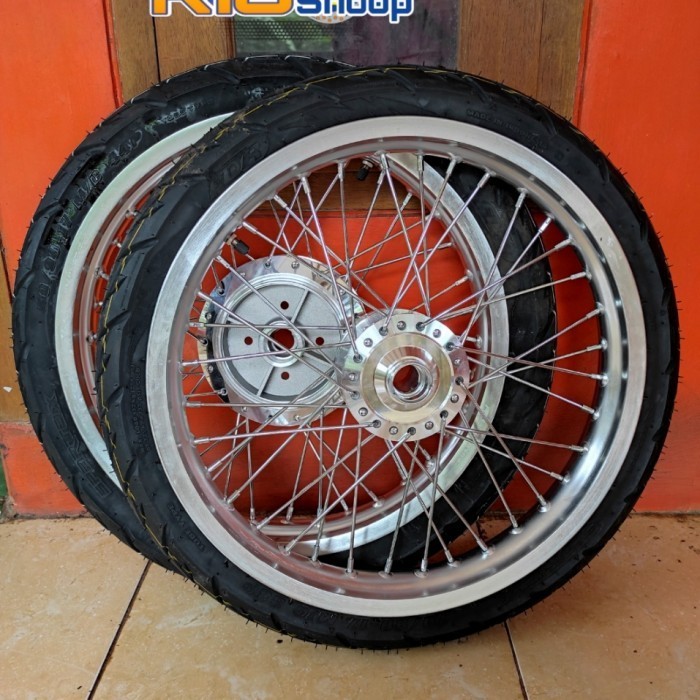 Jual VELG JARI JARI RX KING RING 17 LEBAR 185 215 SILVER PLUS BAN ...