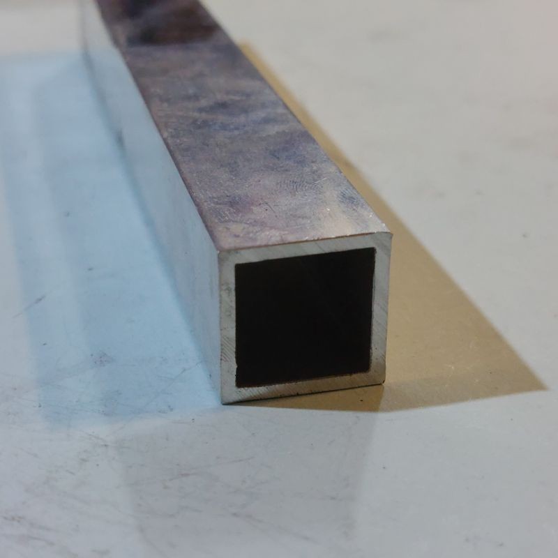 Profilé Carré Aluminium 6063 20x20 Mm - Épaisseur 2 Mm - Longueur 300 Mm - Tube Carré Pour Bricolage Et DIY