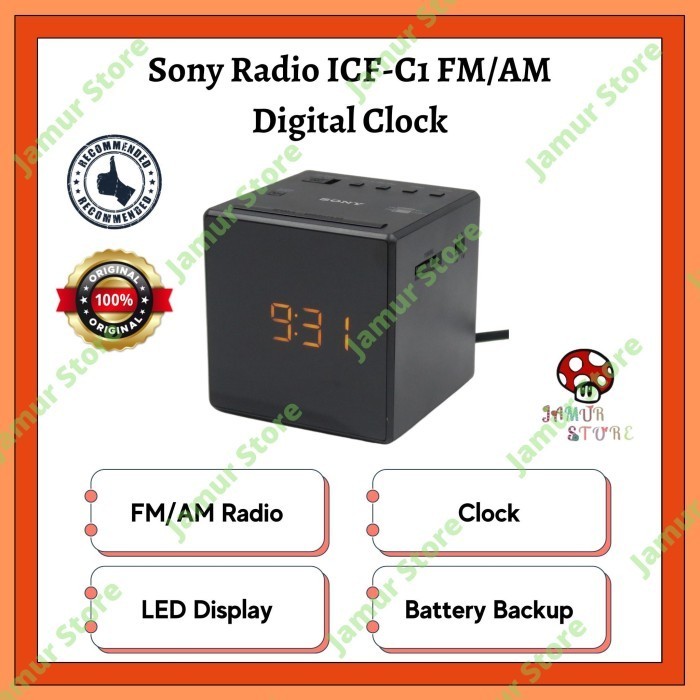 Sony ICF-C530L FM/AM Digital Clock Radio