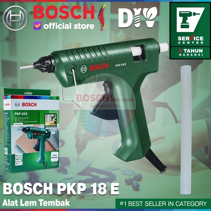 Jual Bosch Tembakan Lem Tembak Listrik PKP 18 E Glue Gun Elektrik PKP