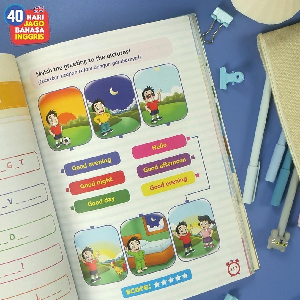 Jual COD Buku Genius 40 Hari Jago Bahasa Inggris English For Kids ...