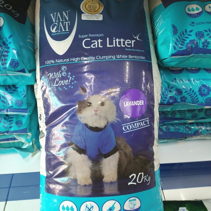 Jual pasir van cat Litter Kucing Super Premium 20kg Shopee Indonesia