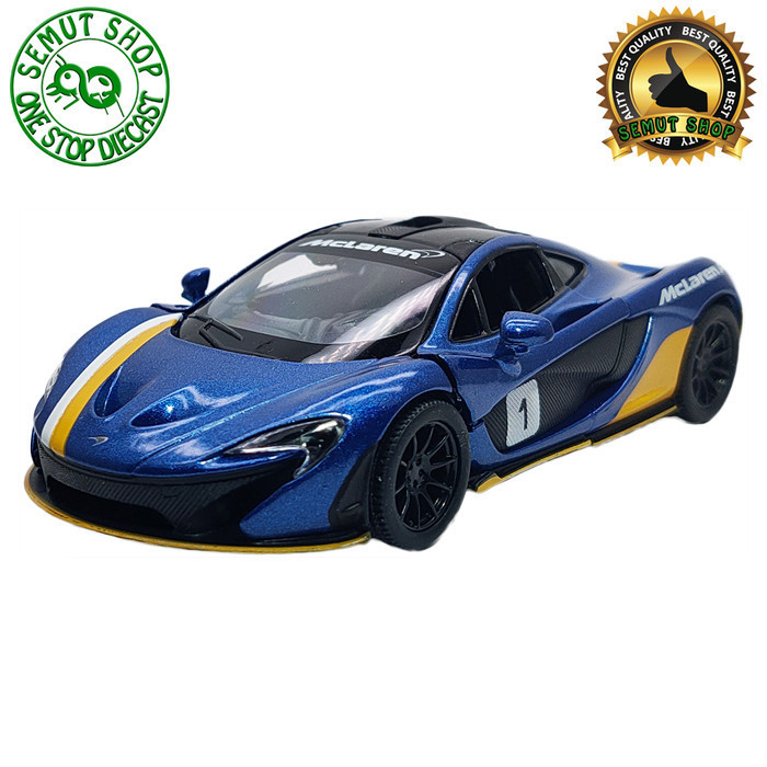 Jual Kinsmart McLaren P1 with printing 1:36 Miniatur Mobil Sport ...