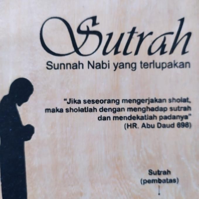 Jual New Sutrah Sholat - Sutroh Pembatas Shof Solat - Bahan Kayu ...