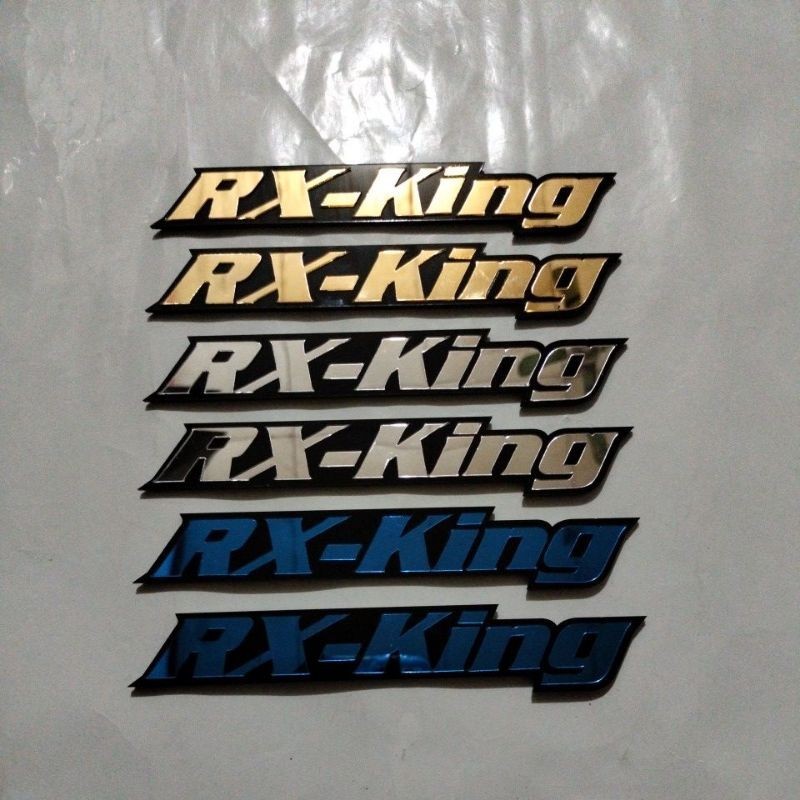 Jual Emblem RX-King Akrilik 3D Ukuran 16 x 2.5 ( Kiri Kanan) | Shopee ...