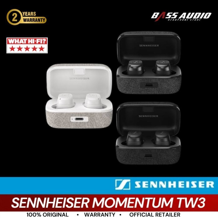 Jual Sennheiser MOMENTUM True Wireless 3 /TW3 Bluetooth Earphone/In-Ear ...