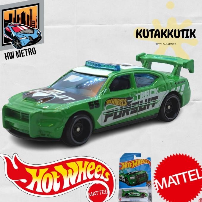 Hot Wheels Dodge Charger Drift - HW Metro 2/10 - Échelle 1:64 - Carte Courte - Vert - Mattel 2023