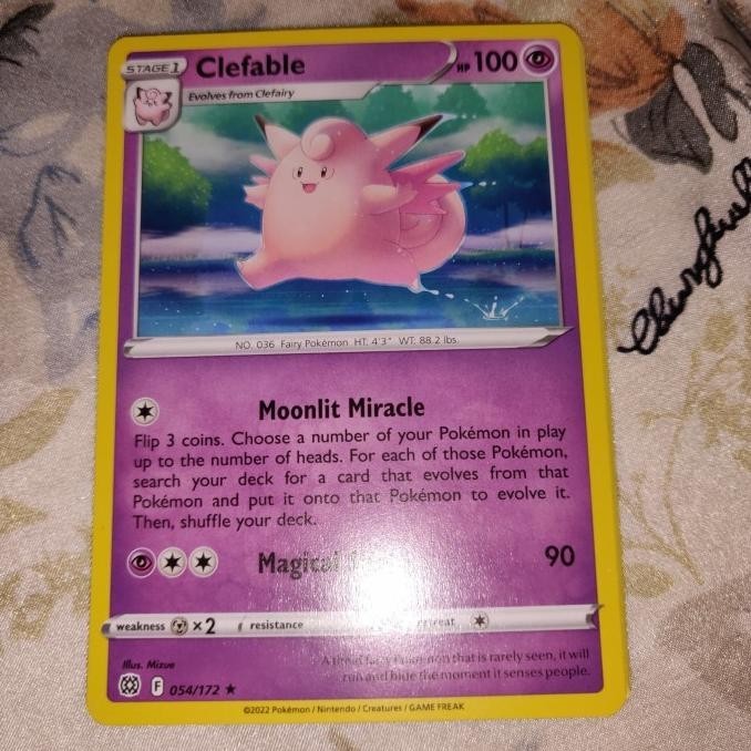 Jual Kartu Pokemon TCG EN SWSH Brilliant Stars Clefable R | Shopee ...