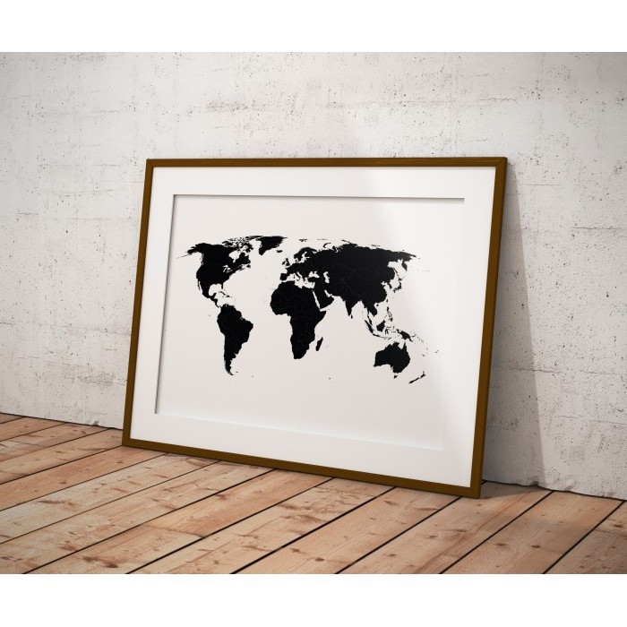 Jual POSTER WORLD MAPS - UKURAN A1 - | Shopee Indonesia