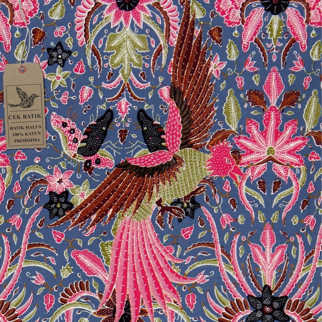 Jual Kain Batik - Motif Garuda Indonesia Favorit Presiden Jokowi (Biru ...
