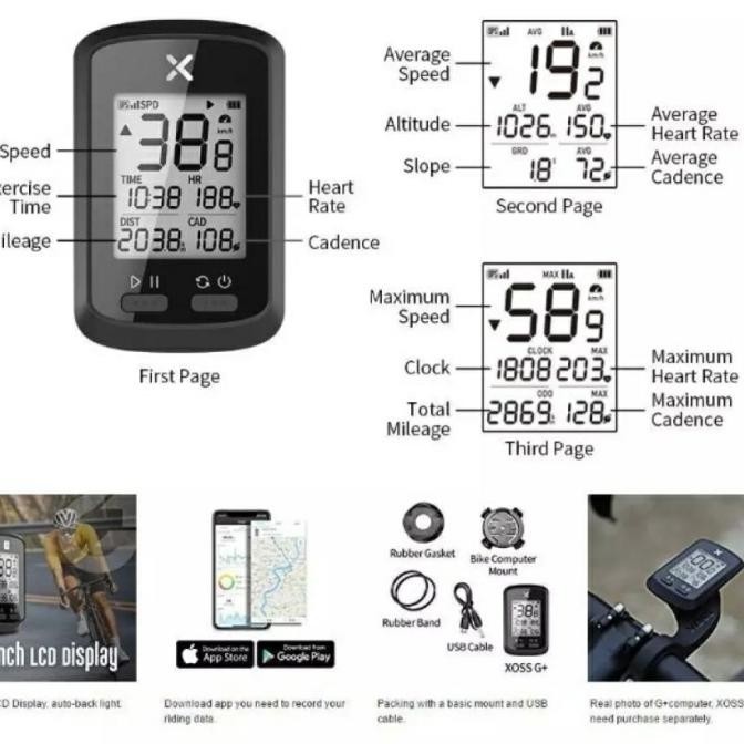 xoss g  connect strava