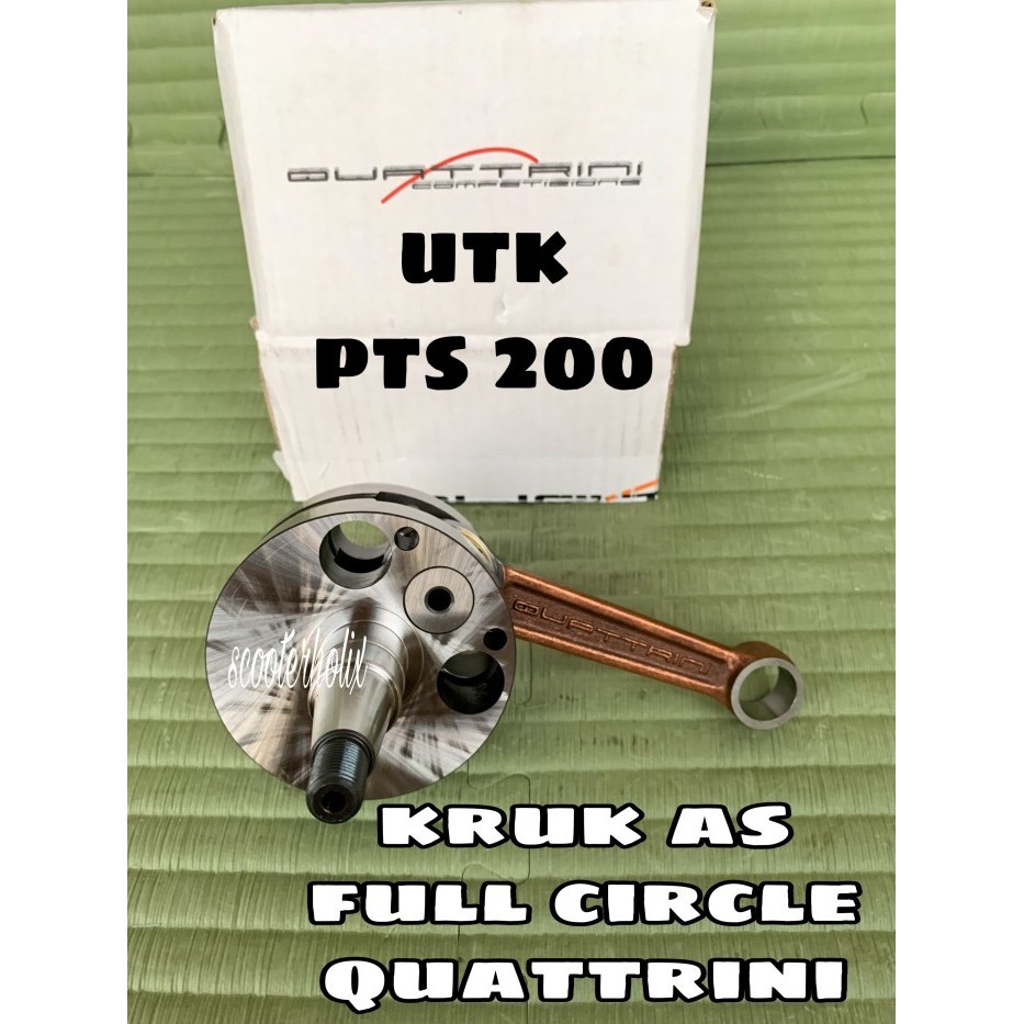 Jual Quattrini Kit Set Rengkes Crankcase Blok Kruk As 200Cc Utk Vespa ...