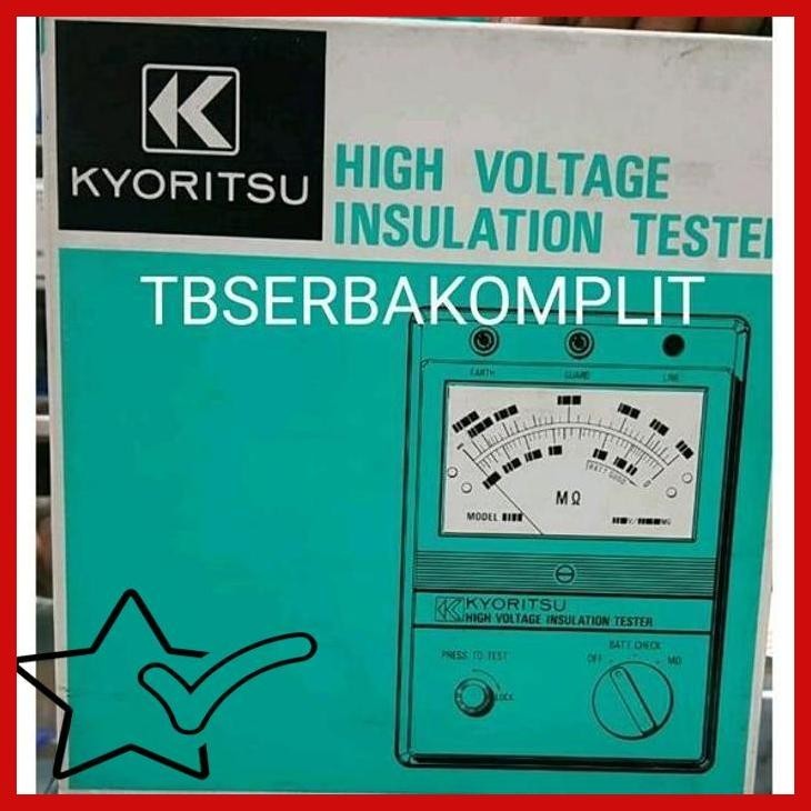 Jual Tbbl Kyoritsu Kew Analog High Voltage Insulation Tester